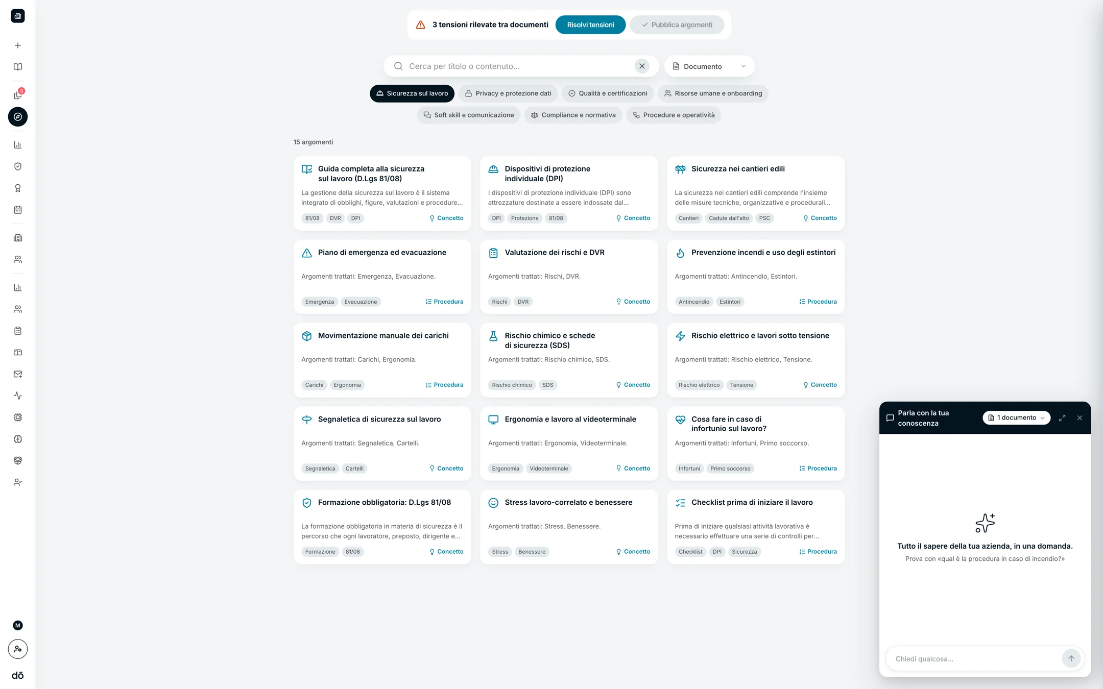 dendōo — Centro di Conoscenza: procedure operative e checklist per audit strutturate dall’AI