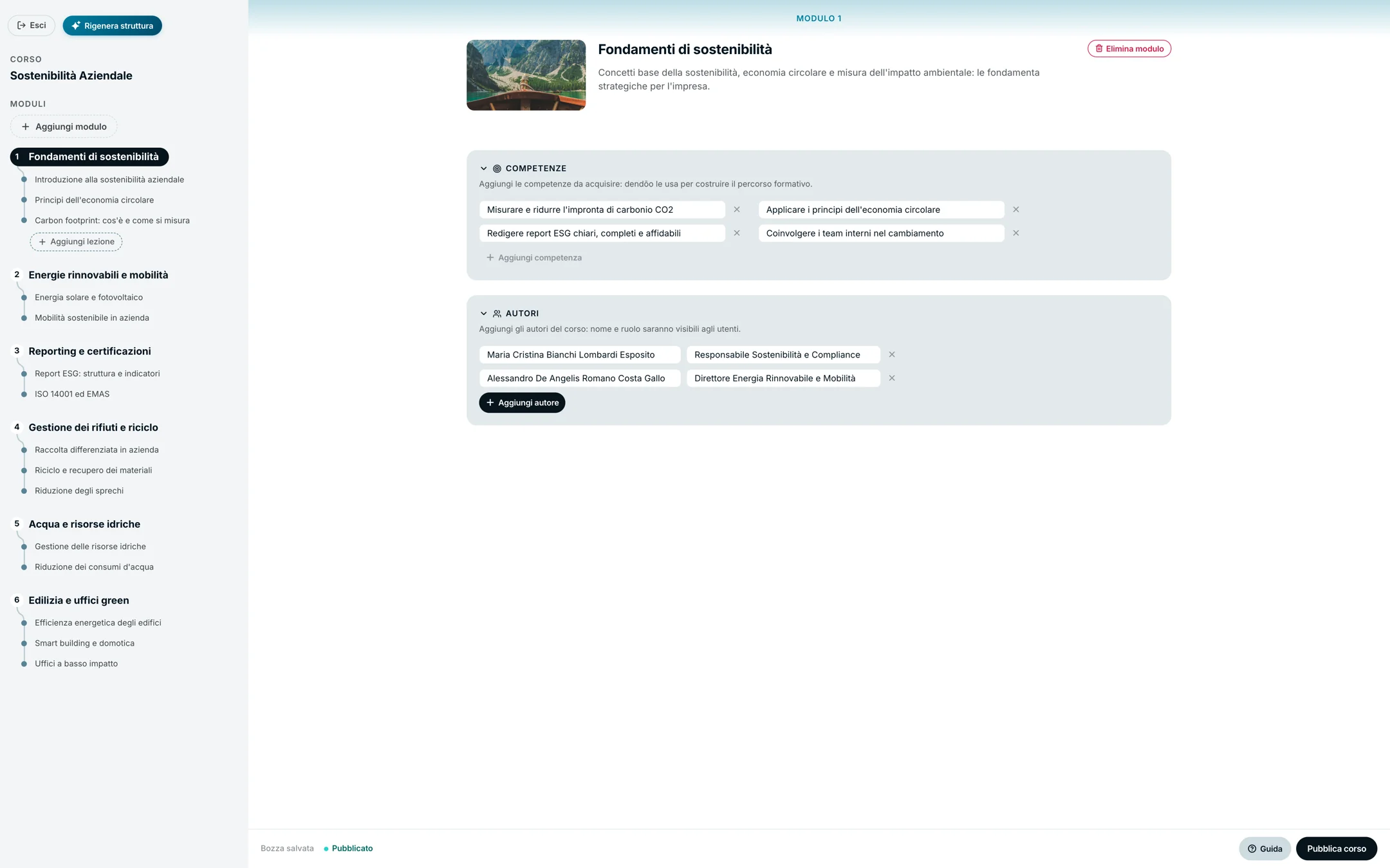 dendōo — creazione di un corso e di un assessment a partire dai documenti aziendali
